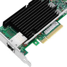 Load image into Gallery viewer, 10Gb PCI-E NIC Network Card for Intel X540-T1,100MbE/1GbE/10GbE Copper Single RJ45 Port, with Intel X540 Chip,10GbE PCI Express 2.1 X8 Ethernet Adapter Support Windows/Linux/VMware
