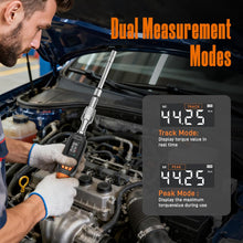 Load image into Gallery viewer, Rachet Digital Torque Screwdriver, 0.3-5.9 Ft.lb/0.4-8 Nm, 1/4'' Drive Inch Pound Torque Screwdriver Wrench Electrician with Buzzer &amp; LED Indicator for Bike Scope Mounting
