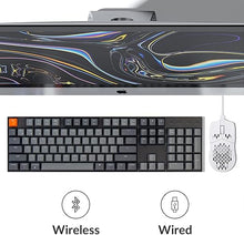 Load image into Gallery viewer, Keychron K10 Wireless Mechanical Gaming Keyboard, Hot-Swappable 104 Keys Full Size Gateron G Pro Brown Switch, White LED Backlight USB-C Wired Bluetooth Professional Office Keyboard for Mac/Windows
