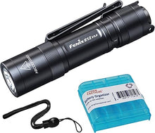 Load image into Gallery viewer, Fenix E12 V3.0 EDC Flashlight Penlight, 200 Lumen 1xAA Battery Designed for Everyday Carry with Lumentac Battery Organizer
