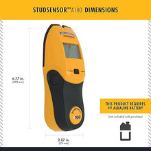 Load image into Gallery viewer, Zircon StudSensor A100 Wall Scanner and Center/Edge Locating Stud Finder with WireWarning Detection
