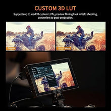 Load image into Gallery viewer, FEELWORLD P6X 5.5 inch 1000nit Aluminium Camera Field DSLR Monitor with F750 4400mAh Battery and Bag Touchscreen High Brightness Portable Waveform HDR 4K HDMI Input and Output 3D LUT Out Weight 249g
