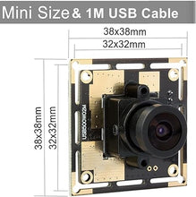 Load image into Gallery viewer, SVPRO 5MP USB Camera Module Wide Angle MJPEG USB Webcam Camera HD 2592X1944 CMOS OV5640 Free Driver Mac Linux Android Windows USB Machine Vision Camera Board Support UVC Web Cams
