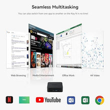 Load image into Gallery viewer, TRIGKEY KEY-N100 Mini PC, Intel Alder Lake N100 (4C/4T, Up to 3.4Hz) 16G DDR4 500G SSD Mini Computer, Intel N100 Mini PC Support Dual Display 2*HDMI/Dual 1000MB/S Ethernet/WiFi-5/BT5.0
