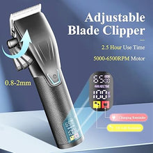 Load image into Gallery viewer, Hair Clippers &amp; Hair Trimmer &amp; Foil Shaver Kit, Professional Beard Trimmer Clippers and Trimmers Set, Cordless Mens Hair Clippers for Hair Cutting, Family, Barber
