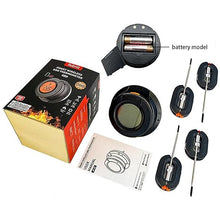 Load image into Gallery viewer, Smart Pro Bluetooth BBQ Meat Thermometer for Grilling-Out Side Wireless Meat Temperature Monitor for Smoker-Waterproof-Supports 4 Probes- Includes 4 Stainless Steel meater Probes
