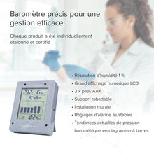 Load image into Gallery viewer, Traceable Calibrated Digital Barometer, 7.25 - 14.94 PSI, 0.1 Hg Resolution, Accuracy of 0.12" Hg

