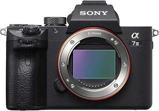 Sony a7 III ILCE7M3/B Full-Frame Mirrorless Interchangeable-Lens Camera with 3-Inch LCD, Body Only,Base Configuration,Black