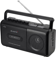 Load image into Gallery viewer, G Keni Portable Cassette Player Boombox AM/FM Radio Stereo, Casette Tape Player Recorder with Earphone Jack Battery Operated or AC Powered
