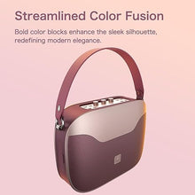 Load image into Gallery viewer, DOSS SoundBox H100 Bluetooth Speaker with 50W Immersive Sound, 24H Playtime, Wireless Stereo Pairing, Power Bank, Treble &amp; Bass Adjustment, Portable Speaker with Flexible Handle for Party, Home-Pink
