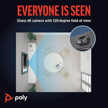 Load image into Gallery viewer, Poly Studio R30 4K Video Conferencing Bar (Plantronics) – Camera, Mic, &amp; Speaker for Small Rooms – Automatic Camera Framing – Noise Reduction Technology – Works w/Teams, Google, Zoom –Amazon Exclusive
