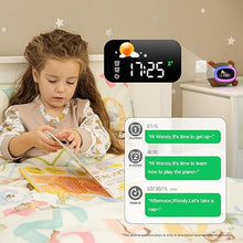 Load image into Gallery viewer, Ok to Wake Clock for Kids, Sleep Training Clock for Toddlers, Children&#39;s Sleep Sound Machine with Night Light, Kids Alarm Clock for Bedroom,Birthday Gift for Boys Girls
