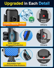 Load image into Gallery viewer, VANMASS Car Phone Holder Mount 2024 Upgraded [Patent Steel-Hook] Car Vent Phone Mount Clip Military-Grade Shockproof Cell Phone Car Mount Handsfree Truck Stand Vent Cradle for iPhone 15 Android,Blue
