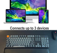 Load image into Gallery viewer, Keychron K10 Wireless Mechanical Gaming Keyboard, 104 Keys Full Size Gateron G Pro Brown Switch, White LED Backlight Rechargeable USB-C Wired Bluetooth Professional Office Keyboard for Mac/Windows
