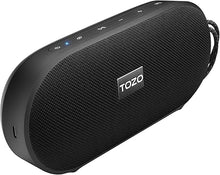 Load image into Gallery viewer, TOZO PA1 Bluetooth Speaker with 20W Stereo Sound, 25H Playtime, IPX7 Waterproof Portable Wireless Speaker with EQ Mode APP Control, Dual Pairing for Home, Outdoor Travel, Black
