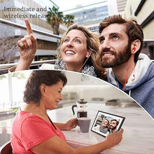 Load image into Gallery viewer, 5G WFI Digital Picture Frame 10.1 Inch Smart Digital Photo Frame with 1280x800 IPS HD Touch Screen, Auto-Rotate and Slideshow, Easy Setup to Share Photos or Videos Remotely via App from Anywhere
