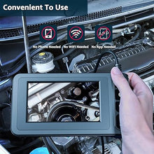 Load image into Gallery viewer, Industrial Endoscope Borescope Camera with Light, 4.3'' LCD Screen HD Digital Snake Camera Handheld Waterproof Sewer Inspection Camera with 8 LED Lights, 16.5FT Semi-Rigid Cable
