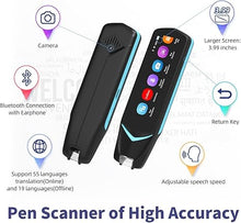 Load image into Gallery viewer, Reading Pen for Dyslexia,NEWYES Scan Reader Pen 4 Text to Speech Device Translator Pen, Photo Translation OCR 16GB Bluetooth Pen Scanner for Students Adults (Scan Reader Pen 4.5)
