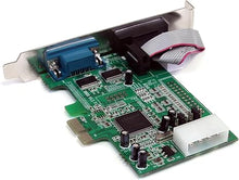 Load image into Gallery viewer, StarTech.com 2-port PCI Express RS232 Serial Adapter Card - PCIe RS232 Serial Host Controller Card - PCIe to Dual Serial DB9 Card - 16550 UART - Expansion Card - Windows &amp; Linux (PEX2S553)
