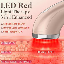 Load image into Gallery viewer, Red Light Therapy for Face - Uaike LED Red Light Therapy Device for Face - Skin Tightening Machine for Anti Aging,Wrinkle Removal,Face Lift,Skin Rejuvenation - Face Massager for Face
