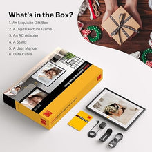 Load image into Gallery viewer, KODAK Digital Photo Frame 10.1 inch with WiFi, WiFi Electronic Frame with 32GB Storage,1280 * 800 HD IPS Touch Screen, Auto-Rotate, Share Photos and Videos for Women
