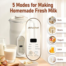 Load image into Gallery viewer, Nut Milk Maker, AlfaBot N2 Automatic Almond Milk Machine for Homemade Plant-Based Milk, Oat, Soy, Yogurt, 5 Modes/35OZ Big Capacity Soy Milk Maker with Delay Setting and Self Cleaning
