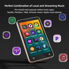 Load image into Gallery viewer, 80GB MP3 Player with Bluetooth and WiFi, MP4 MP3 Player with Spotify,Spotify Kids,4&quot; Music Player with Pandora, Audible, MP3 Player with Speaker (Pink_White)
