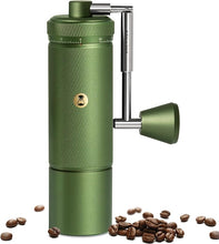 Load image into Gallery viewer, Timemore S3 Manual Coffee Grinder - External Adjustment with Stainless Steel Patented Burr | Hand Coffee Grinder Hign Presicion | Premium Timemore Grinder Chestnut S3, Green
