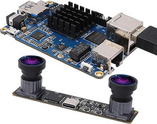 Load image into Gallery viewer, Webcamera_usb 4MP Dual Lens USB Camera Module Synchronization Binocular Webcam Board High Speed 1080P 60fps Lightburn Camera for Laser Engraver Mini UVC USB2.0 Camera for Computer Raspberry Pi
