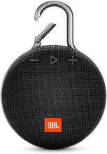 Load image into Gallery viewer, JBL Clip 3, Black - Waterproof, Durable &amp; Portable Bluetooth Speaker - Up to 10 Hours of Play - Includes Noise-Cancelling Speakerphone &amp; Wireless Streaming
