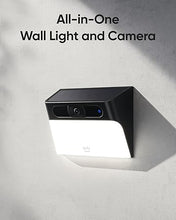 Load image into Gallery viewer, eufy Security Solar Wall Light Cam S120, Solar Security Cameras Wireless Outdoor, 2K Camera, Forever Power, Motion Activated Light, AI Detection, IP65 Waterproof, Spotlight, No Monthly Fee
