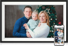 Load image into Gallery viewer, Digital Picture Frame Large 15.6 Inch, Mvgges WiFi Digital Photo Frame 32GB with 1920 * 1080 IPS Full HD Touchscreen, Wall-mountable, Share Photos and Videos Instantly from Anywhere via Free App
