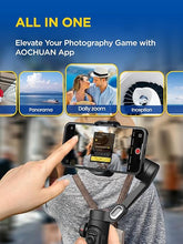 Load image into Gallery viewer, Gimbal Stabilizer for Smartphone, iPhone Gimbal w/Focus Wheel Face/Object Tracking Gimbal for iPhone 16 15 Pro Max/Android Foldable 3-Axis Handheld Phone Gimbal for Video Recording -Smart XE
