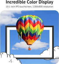 Load image into Gallery viewer, 10.1&#39;&#39; Digital Picture Frame with 32GB Storage, Digital Photo Frame with 1280x800 IPS Touch Screen, Share Photos/Videos and Send Best Wishes via Free App
