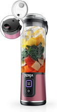 Load image into Gallery viewer, Ninja Blast Portable Blender, Cordless, 18oz. Vessel, Personal Blender For-Shakes and Smoothies, BPA Free, Leakproof-Lid and Sip Spout, USB-C Rechargeable, Dishwasher Safe, Metallic Cherry, BC151RD
