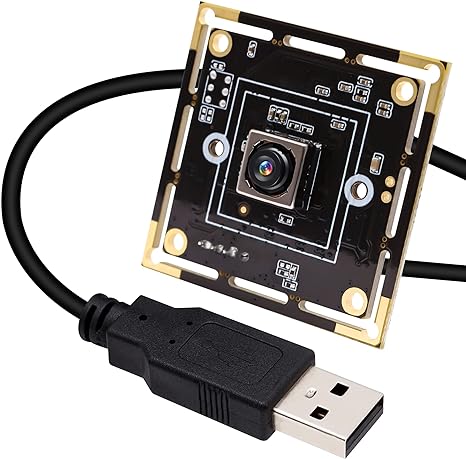 ELP 16mp Autofocus USB Camera Module for Computer Mini UVC USB2.0 4K USB Camera AF with 68degree Mini Size Lens IMX298 Video Lightburn Camera Industrial Embedded Webcam Board for Laptop PC