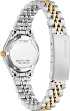Load image into Gallery viewer, Citizen Ladies' Dress Quartz Stainless Steel Bracelet with Crystals and Day Date
