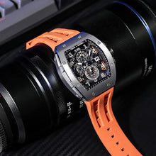 Load image into Gallery viewer, TSAR BOMBA Mens Watches Waterproof 50M Analog Chronograph Men’s Dress Business Work Watch Luxury Tonneau Watches for Men
