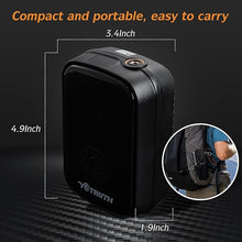 Load image into Gallery viewer, Air Compressor Portable Tire Inflator 150PSI Inflate Electric Bike Pump Digital Pressure Gauge, Fast Inflate Pump for Car, Motorcycle, Bicycle, and Ball with LED Light

