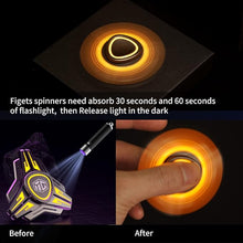 Load image into Gallery viewer, INNÔPLUS Fidget Spinner, Fidget Spinners for Kids, Fidget Spinners Cool, Fidget Light Up Spinner, Stress Anxiety ADHD Relief Figets Toy, Metal Finger Hand Spinner Toy with Luminous Light
