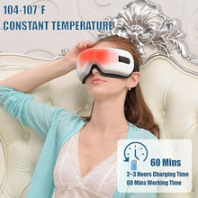 Load image into Gallery viewer, Nadie Eye Massage with Heat, Smart Eye Massager Tool, Temple Massager Heat Eye Mask, Birthday Gifts, White
