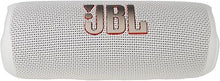 Load image into Gallery viewer, JBL Flip 6 Portable Bluetooth Speaker, deep bass, IPX7 Waterproof, for Home, Outdoor and Travel (White) (JBLFLIP6WHTAM) + USB Adapter + Microfiber Cloth
