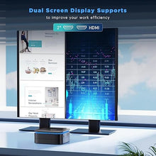 Load image into Gallery viewer, KAMRUI AK1PLUS N95 Mini PC, 16GB DDR4 512GB M.2 SSD, Small Computer Supports Dual 4K Display, Mini Computer with Enthernet, 4 USB-A, 3,5mm Audio Jack Suitable for Business/Office/Home
