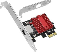 Load image into Gallery viewer, 2.5G Base-T PCIe Network Card with Realtek RTL8125B, 2.5G Base-T PCIe Network Adapter Supports Windows 11/10/8.1/8/7 &amp; Linux OS
