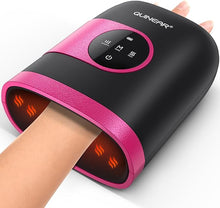 Load image into Gallery viewer, QUINEAR Hand Massager - Cordless Hand Massager with Heat and Compression for Arthritis, Carpal Tunnel and Stiff Joints - Gifts for Women Men- FSA/HSA Eligible (Pink)
