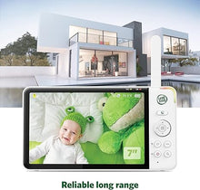 Load image into Gallery viewer, LeapFrog LF930HD Baby Monitor, 7” 720p HD Display,Video Baby Monitor with Camera and Audio, 1080p Smart Remote Access,360° Pan &amp; Tilt,Color Night Light &amp;Vision, Two-Way Intercom
