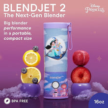 Load image into Gallery viewer, BlendJet Portable Blender for Smoothies &amp; Shakes - 16oz BlendJet Cordless Personal Small Blender, USB-C Rechargeable &amp; Self Cleaning - Quiet Mini Travel Blender with Stainless Steel Blade (Jasmine)
