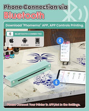Load image into Gallery viewer, Phomemo M08F Wireless Tattoo Transfer Stencil Printer, Tattoo Transfer Thermal Copier Machine with 10pcs Free Transfer Paper, Tattoo Printer Kit for Tattoo Artists, Compatible with Smartphone &amp; PC
