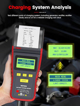 Load image into Gallery viewer, ANCEL BST500 Battery Tester with Printer, 12V 24V Car Battery Load Tester Automotive, 99% Accuracy Auto Battery Analyzer Tester, Cranking Charging System Test Tool for Car Heavy Duty Truck SUV ATV RV
