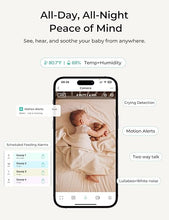 Load image into Gallery viewer, VistaView Smart WiFi Baby Monitor - 5” 1080P Split Screen &amp; 2K Camera App Control, Cry &amp; Motion Alerts, HD Night Vision, 5000mAh Battery, 2-Way Talk, Multi-User, Triple Security, 1279ft Range
